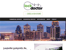 Tablet Screenshot of lockdoctorllc.com